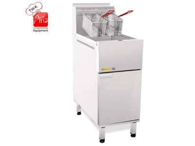 سرخ کن گازی صنعتی مبله مکث سیلور